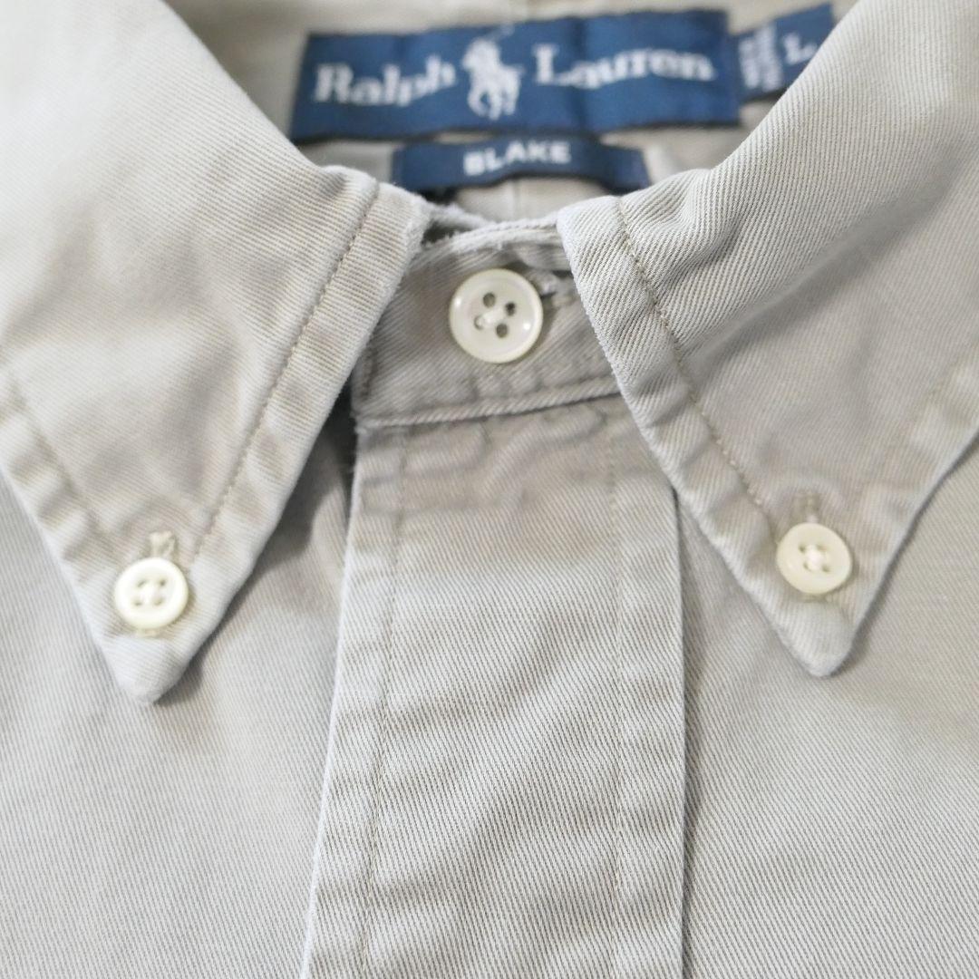 VINTAGE 90s L Button down shirt -Ralph Lauren-