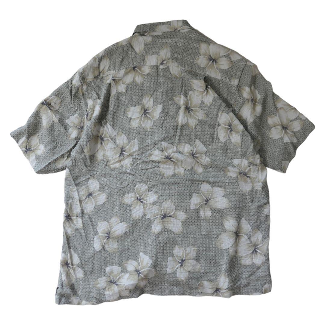 VINTAGE 90s M Silk shirt -NAUTICA-