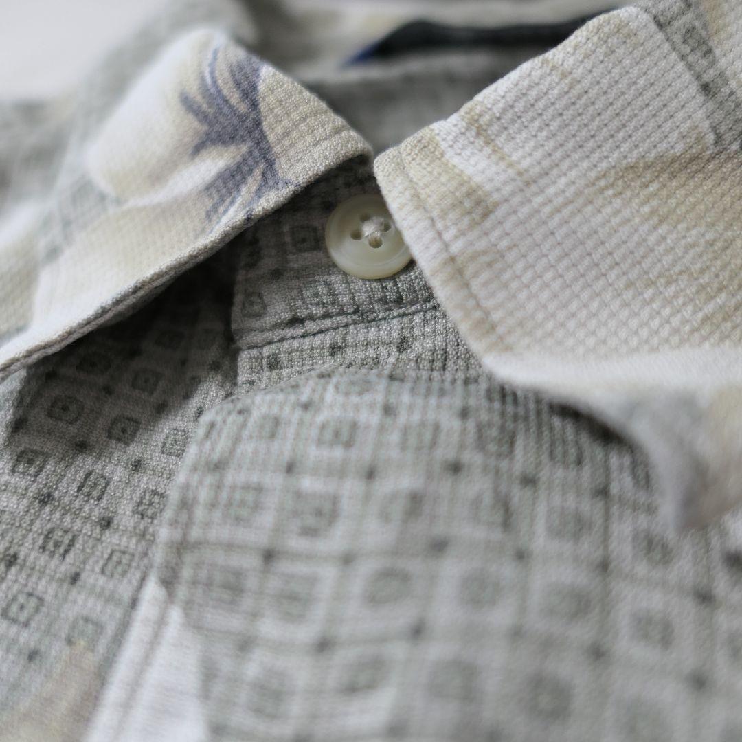 VINTAGE 90s M Silk shirt -NAUTICA-