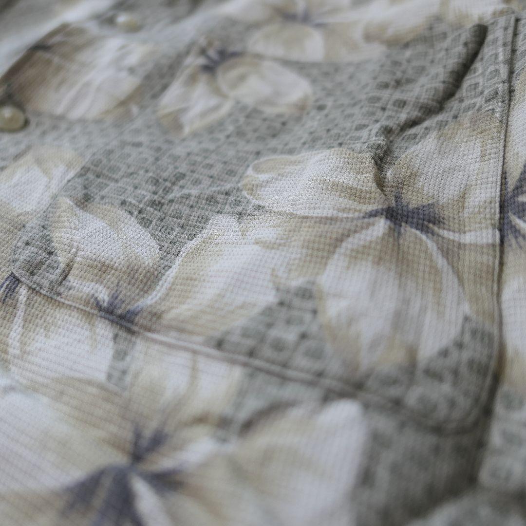 VINTAGE 90s M Silk shirt -NAUTICA-