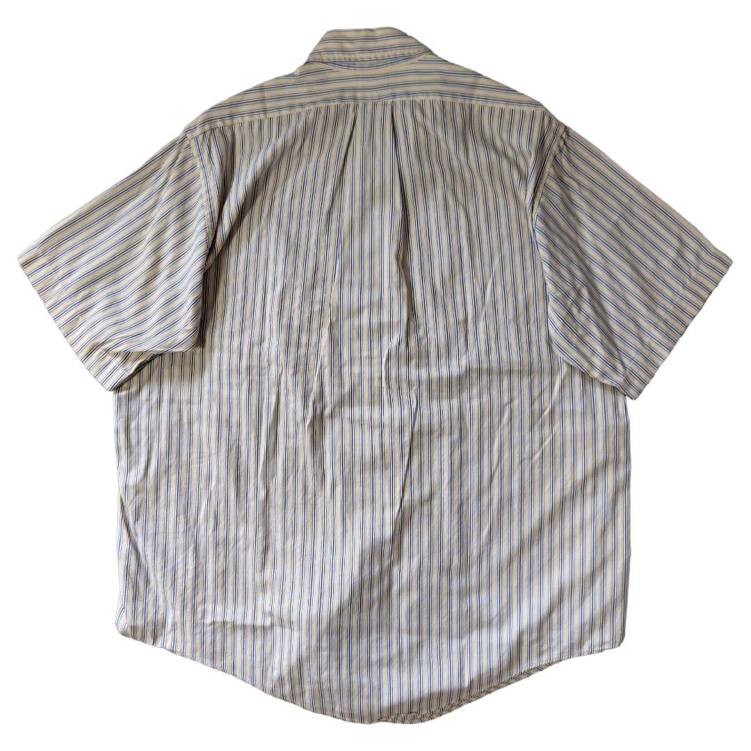 VINTAGE 80-90s L Stripe bd shirt -BrooksBrothers-
