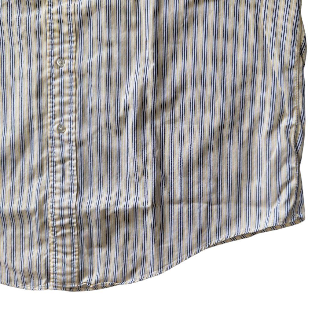 VINTAGE 80-90s L Stripe bd shirt -BrooksBrothers-