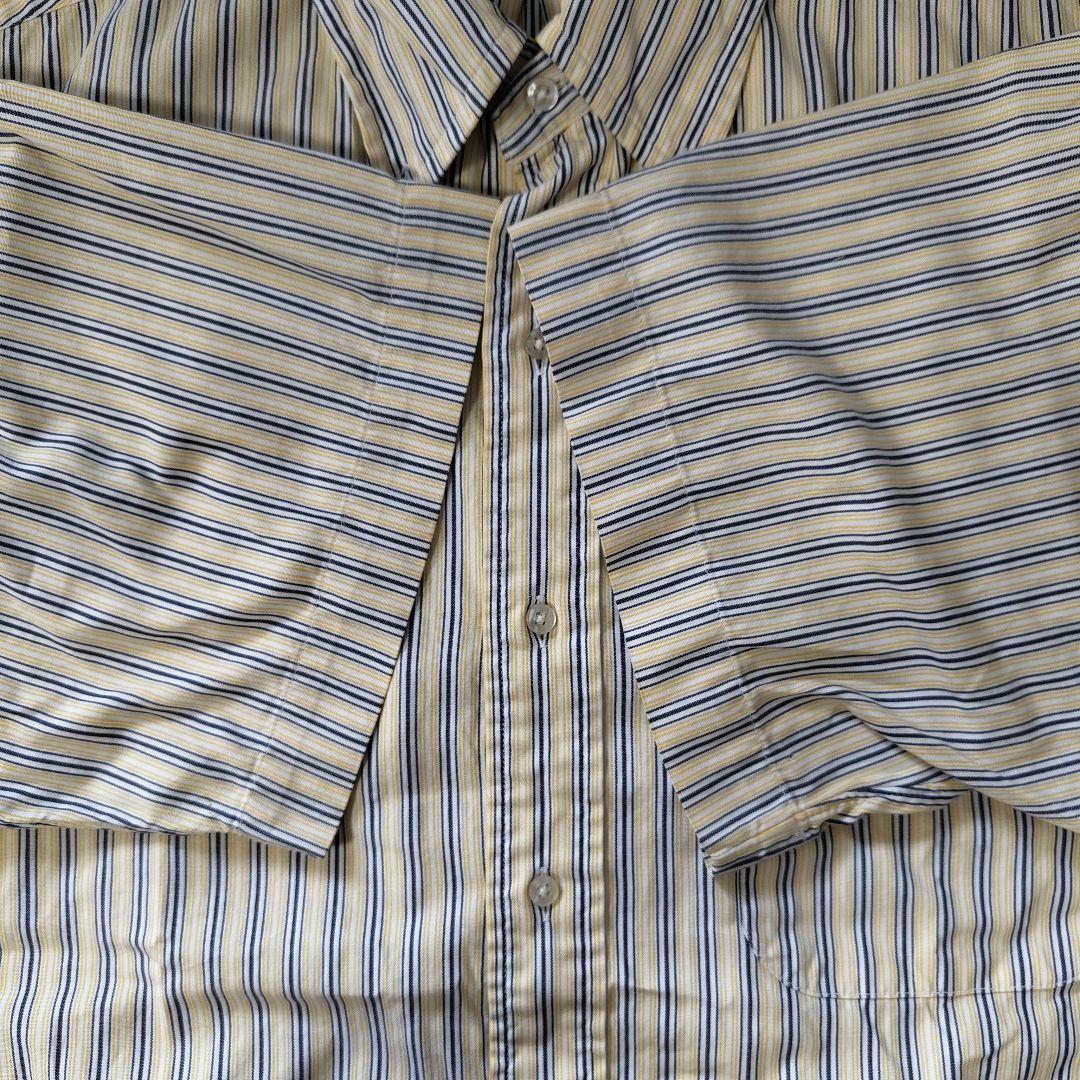 VINTAGE 80-90s L Stripe bd shirt -BrooksBrothers-