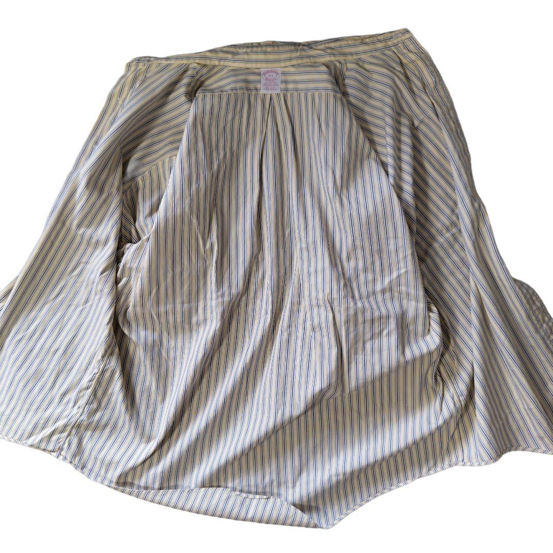 VINTAGE 80-90s L Stripe bd shirt -BrooksBrothers-
