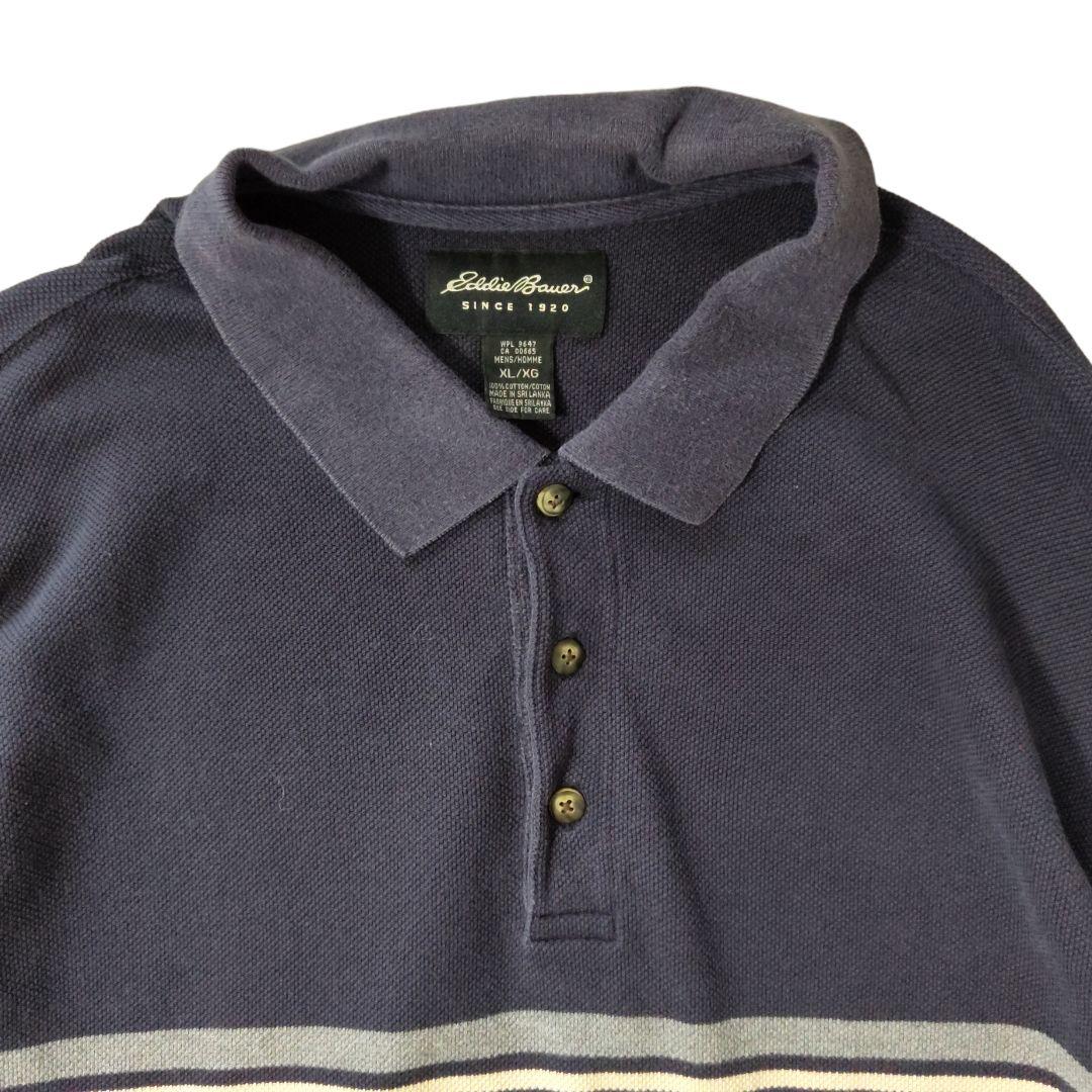 USED XL L/S polo shirt -Eddie Bauer-