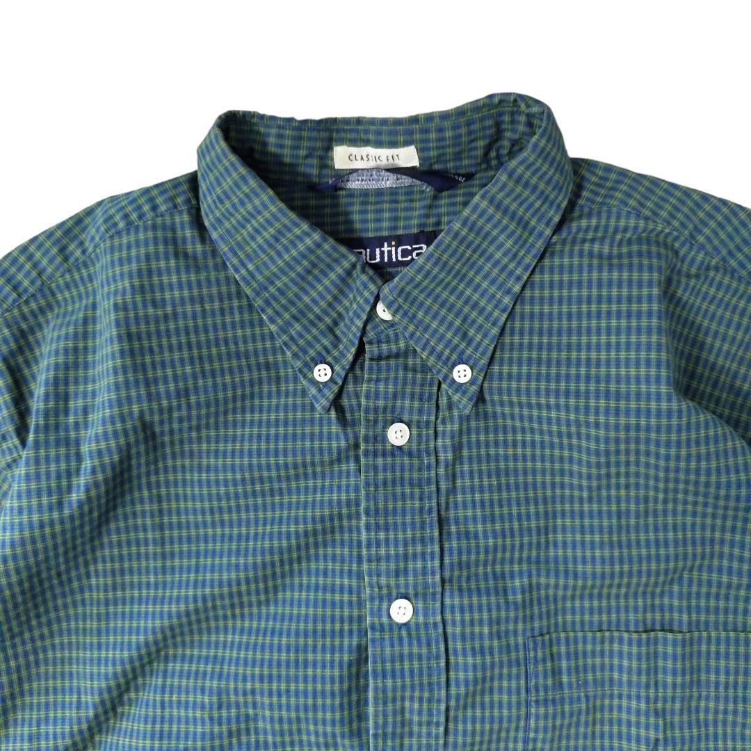 VINTAGE 90s L H/S Button down shirt -NAUTICA-