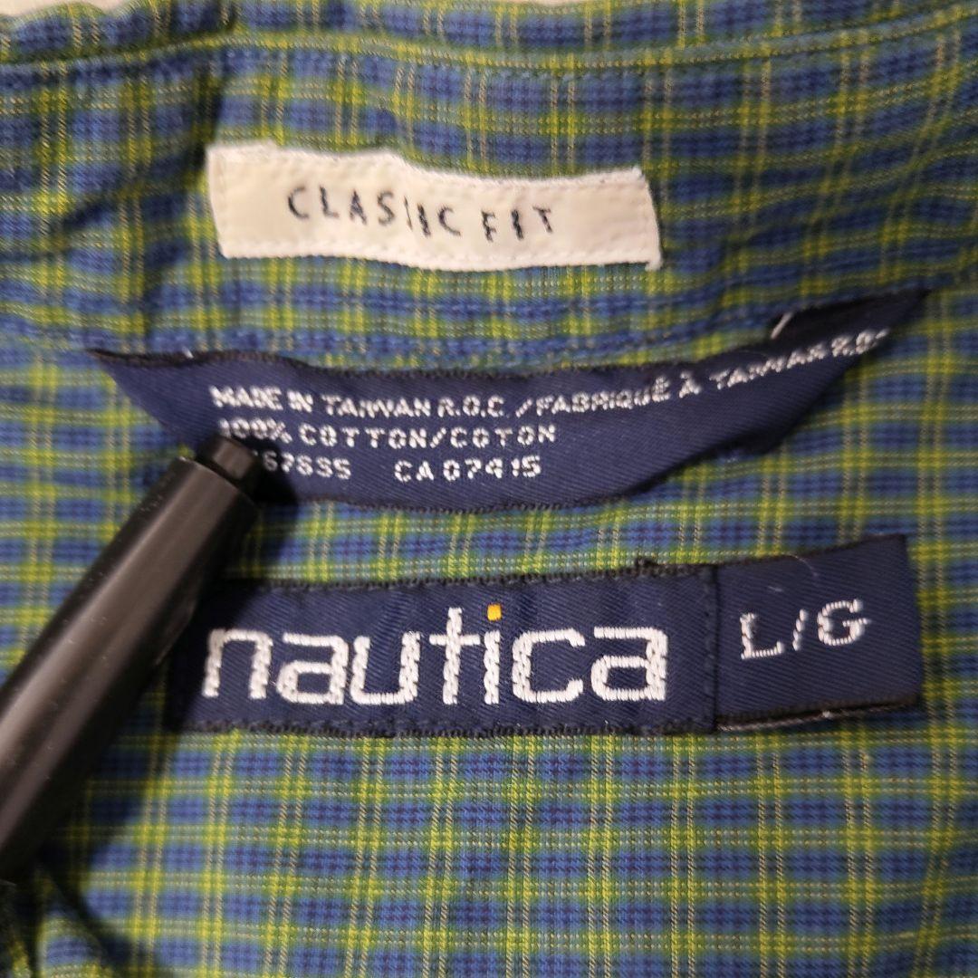 VINTAGE 90s L H/S Button down shirt -NAUTICA-