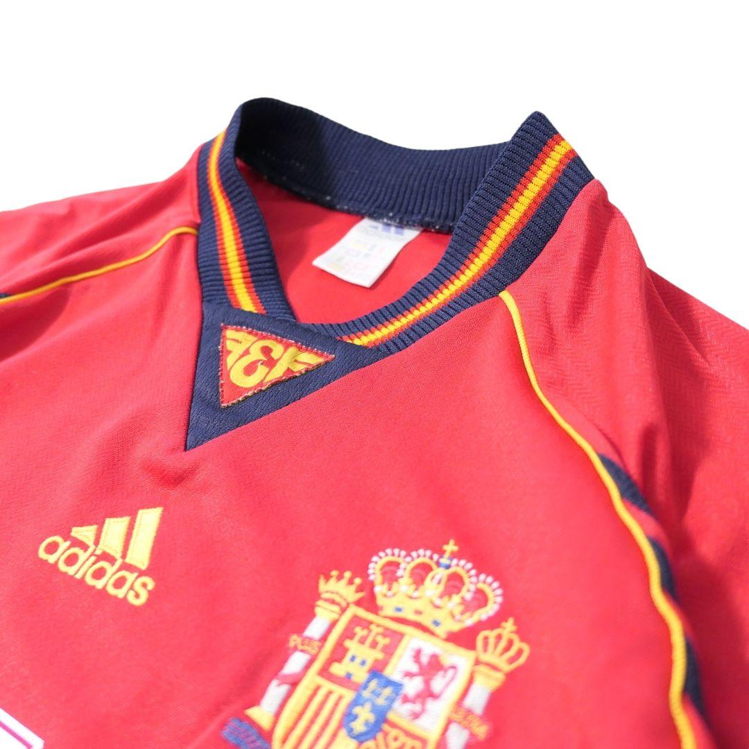 VINTAGE 90s L Soccer game shirt -SPAIN-