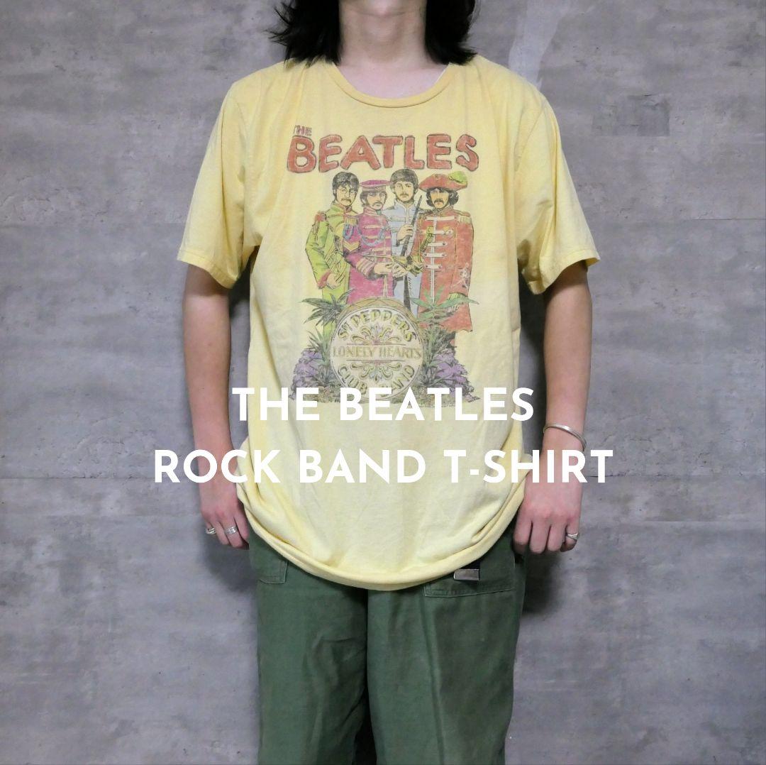 USED XXL Rock band T-shirt -THE BEATLES-