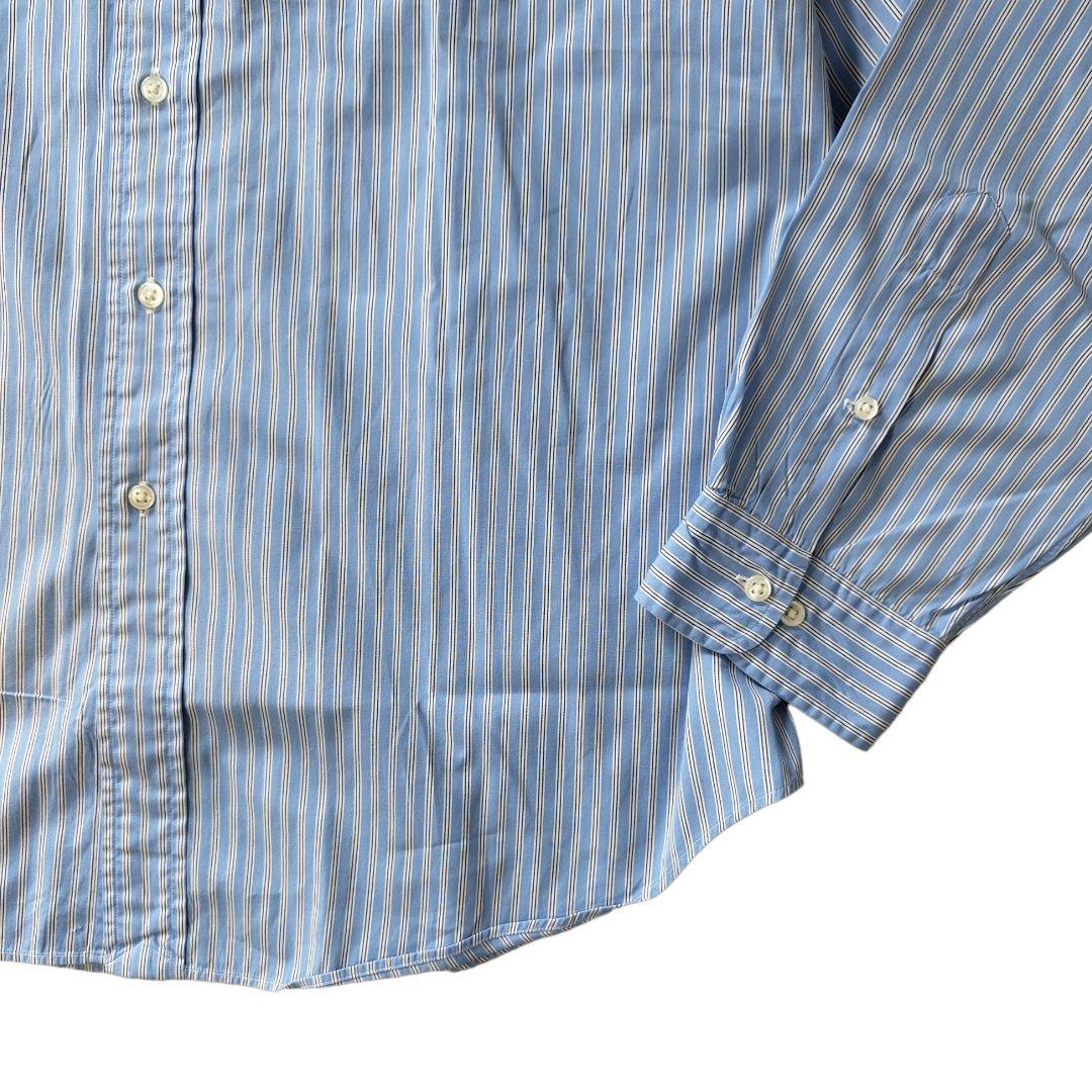 USED L Stripe bd shirt -RalphLauren-