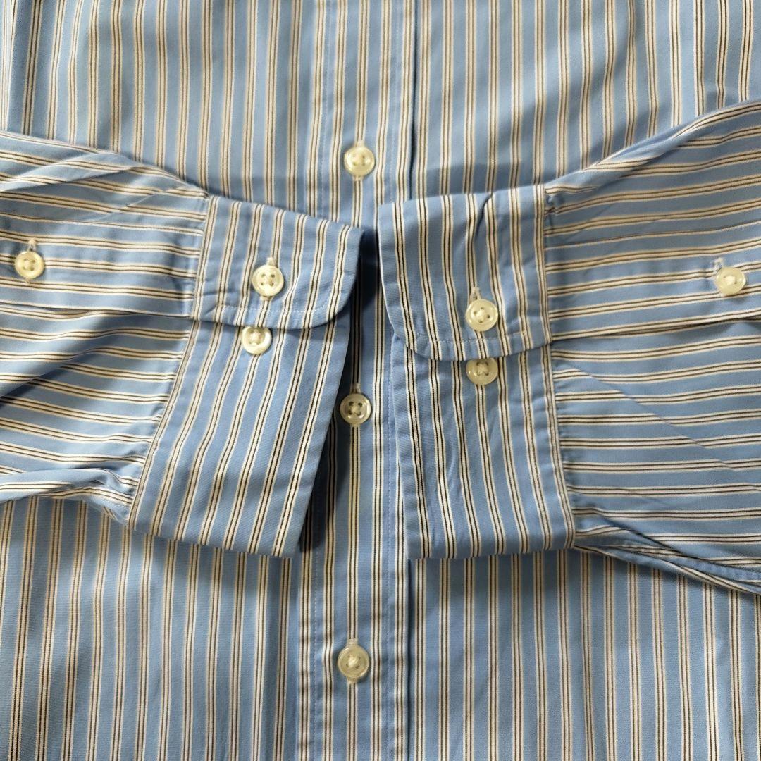 USED L Stripe bd shirt -RalphLauren-