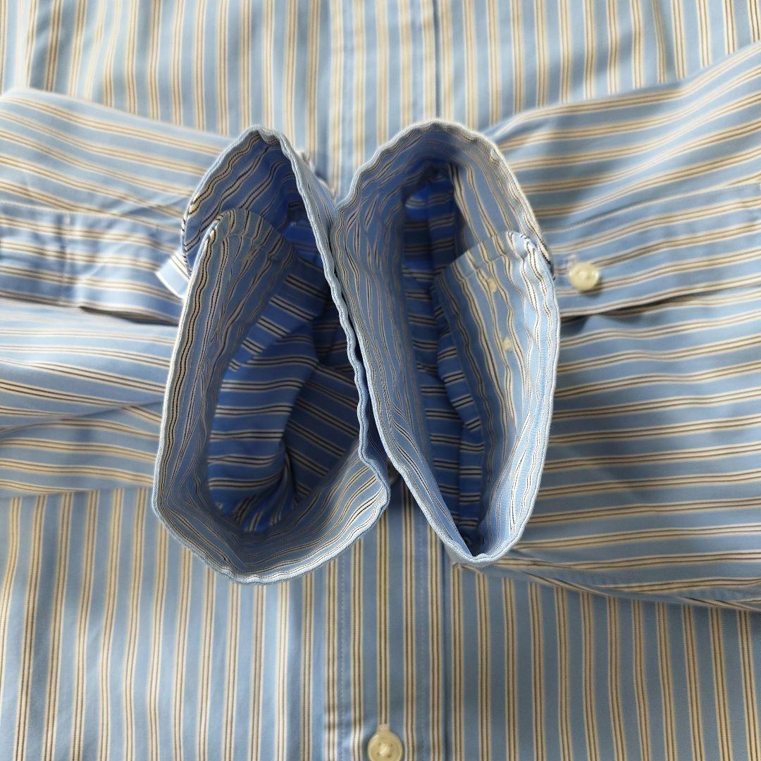 USED L Stripe bd shirt -RalphLauren-