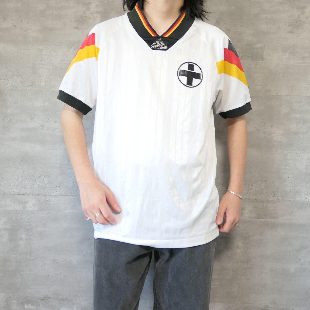 VINTAGE 90s L Soccer game shirt -adidas-