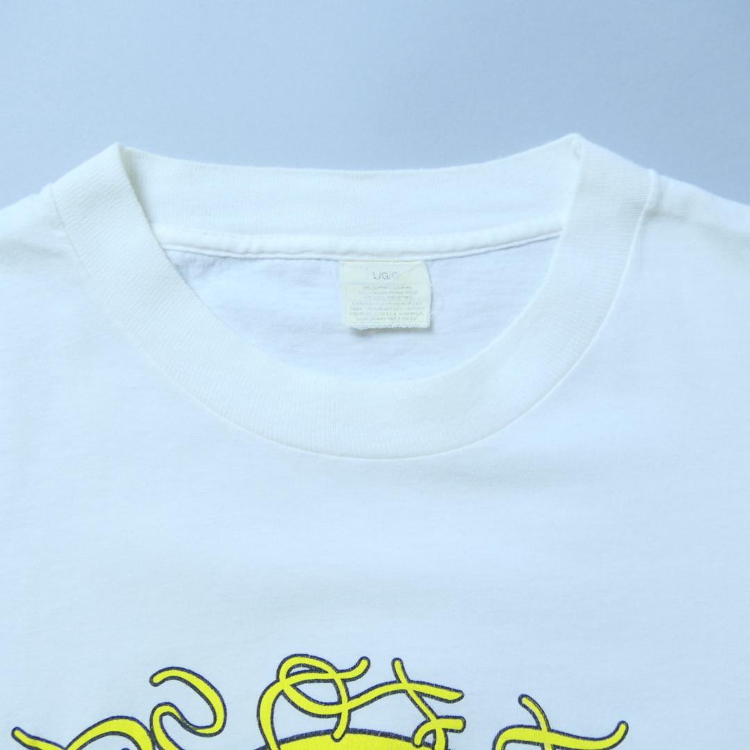 VINTAGE 90s L Smily Face Tee -BAD HAIR DAY-