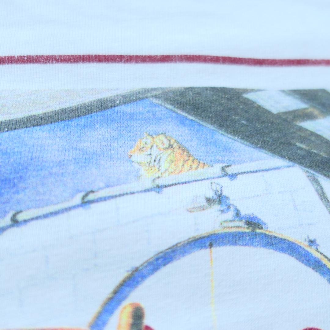 VINTAGE 90-00s M-L Promotion Tee -Esso-
