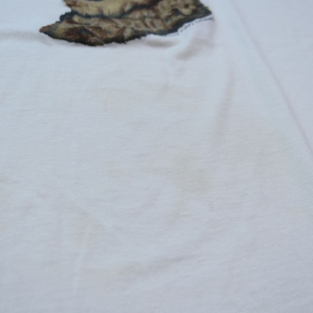 VINTAGE 90s Dog Print Tee "schnauzer" -FAMOUS FIDO'S SUNWEAR-