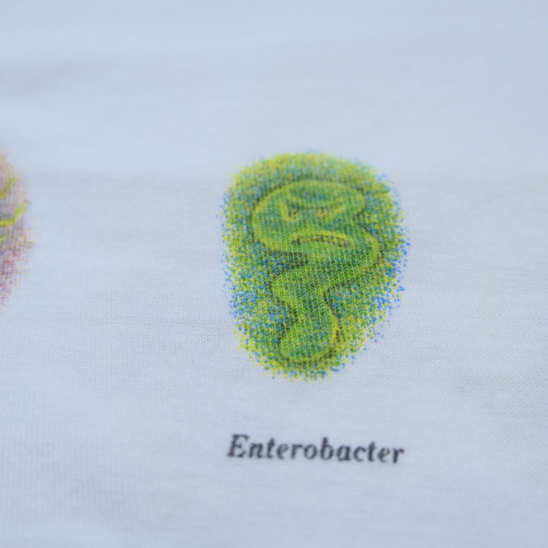 VINTAGE 90s XL Promotion Tee "Bacteria" -BAYER-
