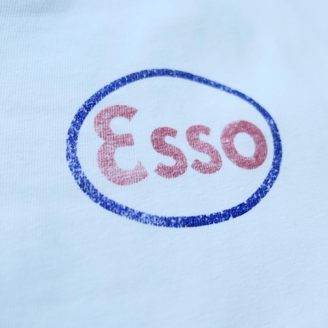 VINTAGE 90-00s M-L Promotion Tee -Esso-