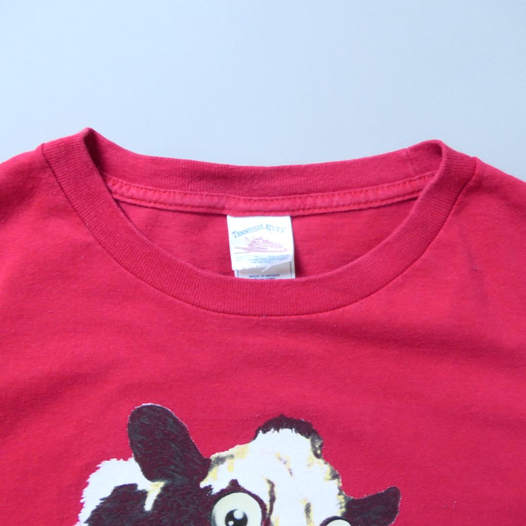 VINTAGE 00s L Animal Tee -GI APPAREL, INC.-