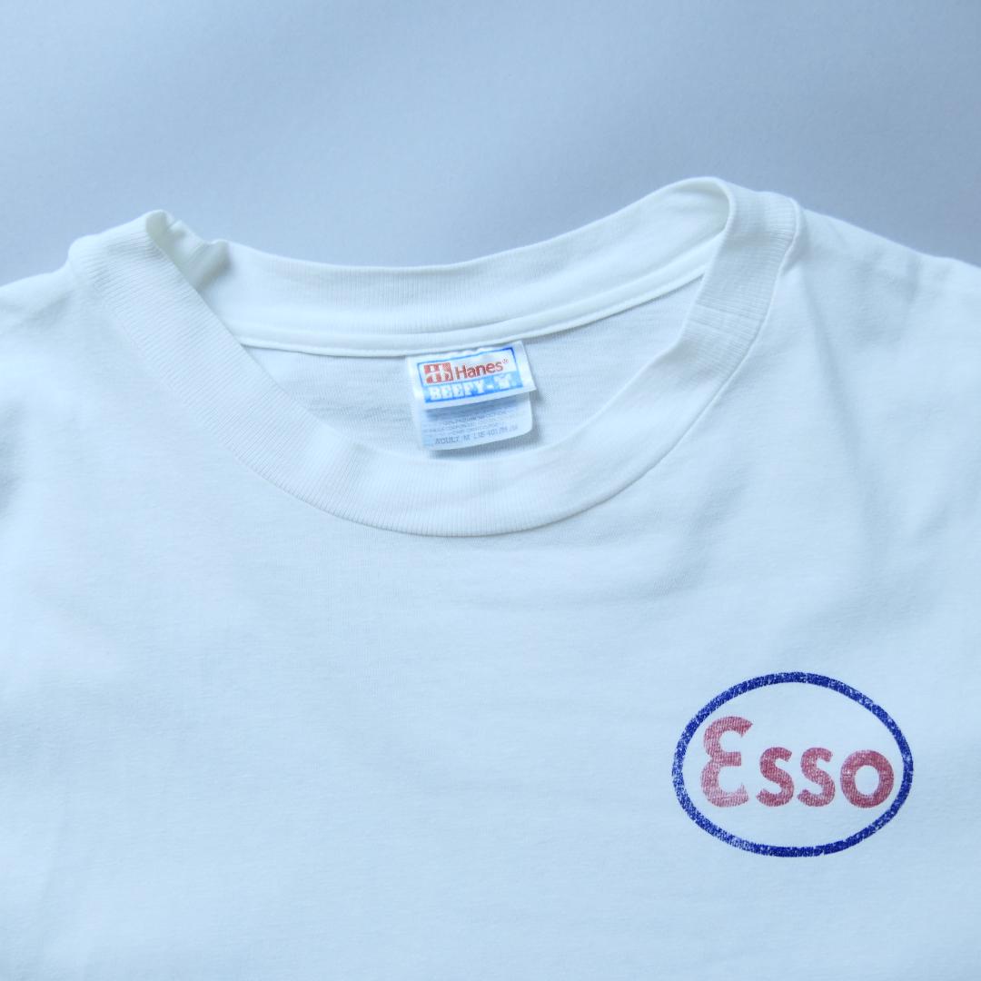 VINTAGE 90-00s M-L Promotion Tee -Esso-