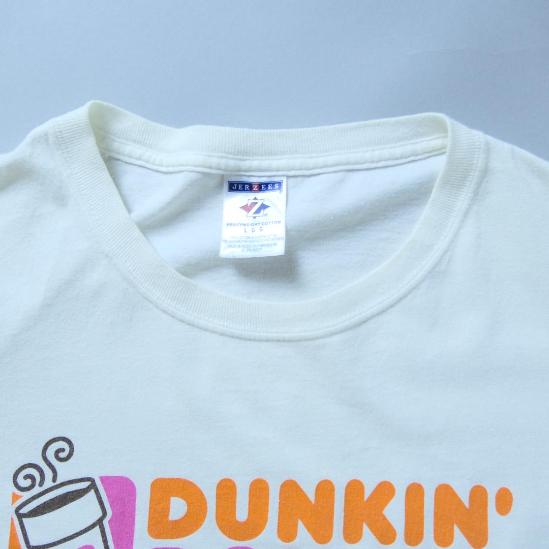 VINTAGE 90-00s L Promotion Tee -DUNKIN' DONUTS-