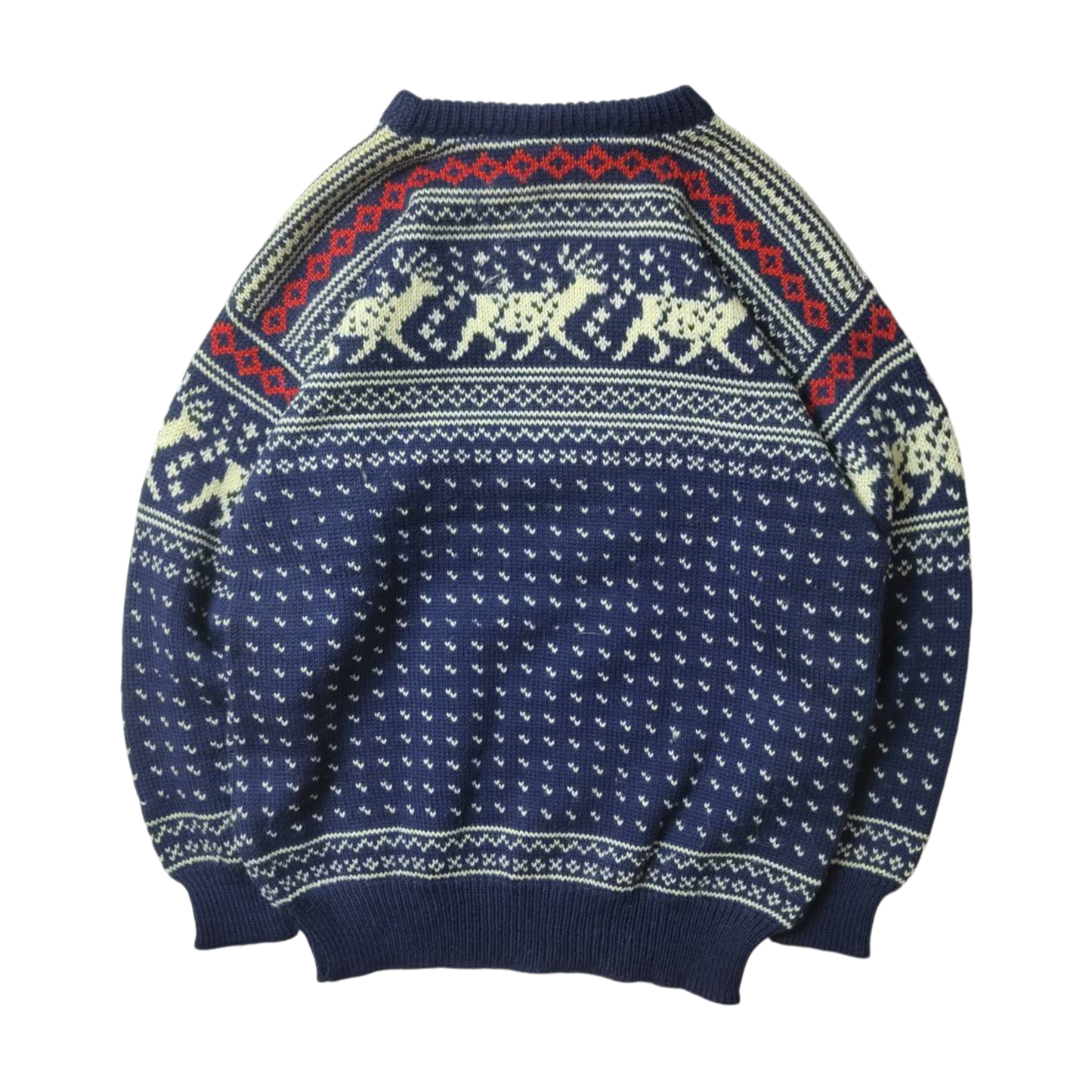 VINTAGE 80s Nordic Patterned Sweater -DALE OF NORWAY-