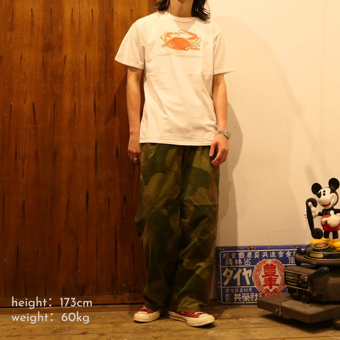 VINTAGE 90s L Promotion Tee -The Blue Crab-
