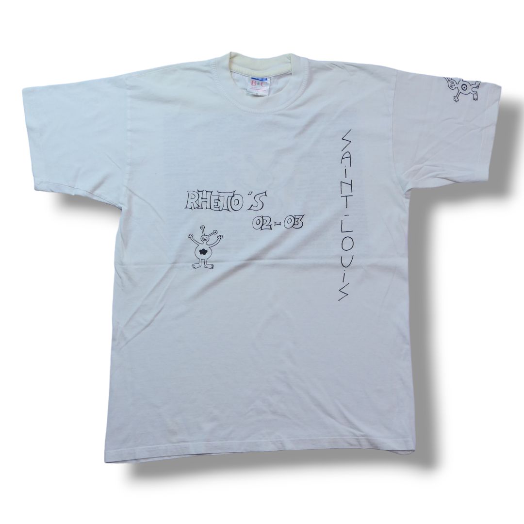 VINTAGE 00s M-L Collage Tee -SAINT LOUIS-