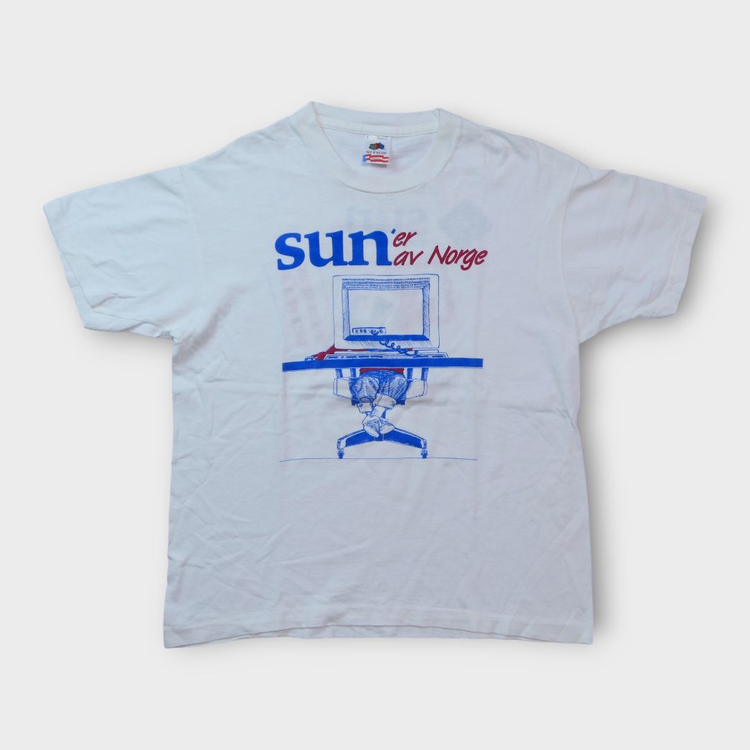 VINTAGE 90s L Promotion Tee -sun microsystems-