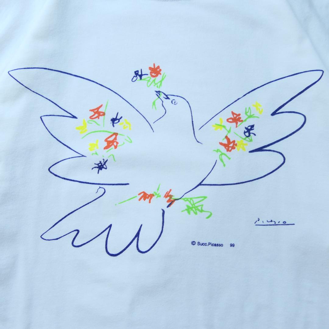 VINTAGE 90s L-XL Art Tee -Pablo Picasso-