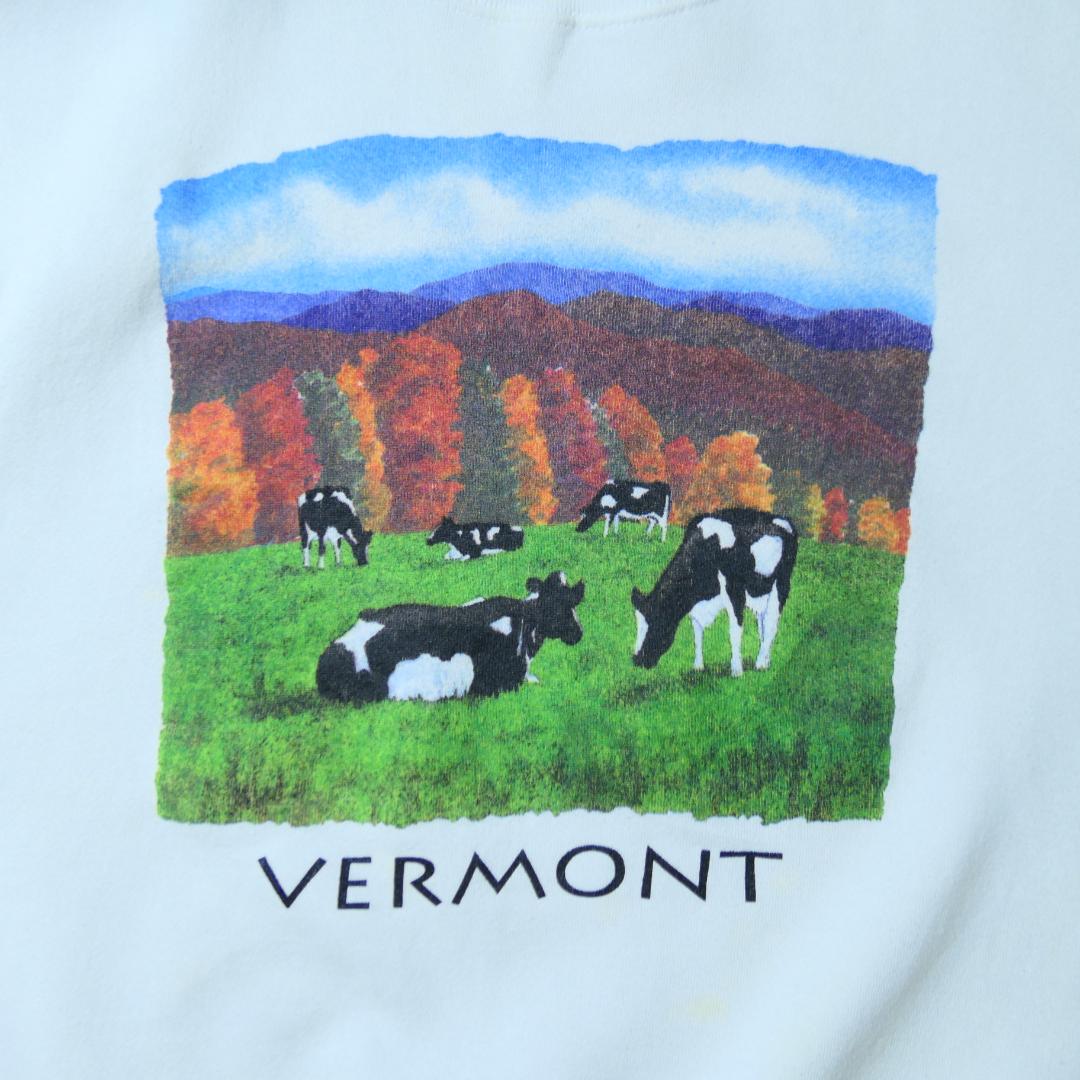 VINTAGE 90s XL Animal Sweat -VERMONT-