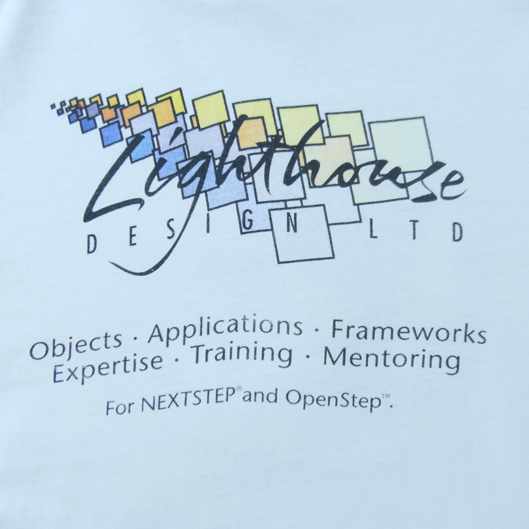 VINTAGE 90s XL Promotion Tee -Lighthouse DESIGN-