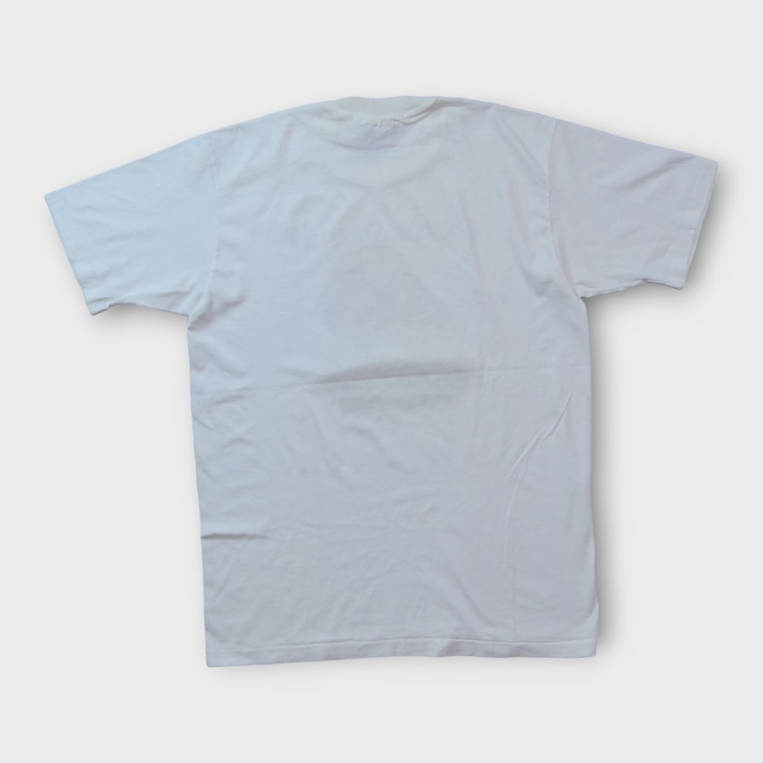 VINTAGE 90s L Dog Print Tee "Cocker Spaniel" -AIR WAVES INC-