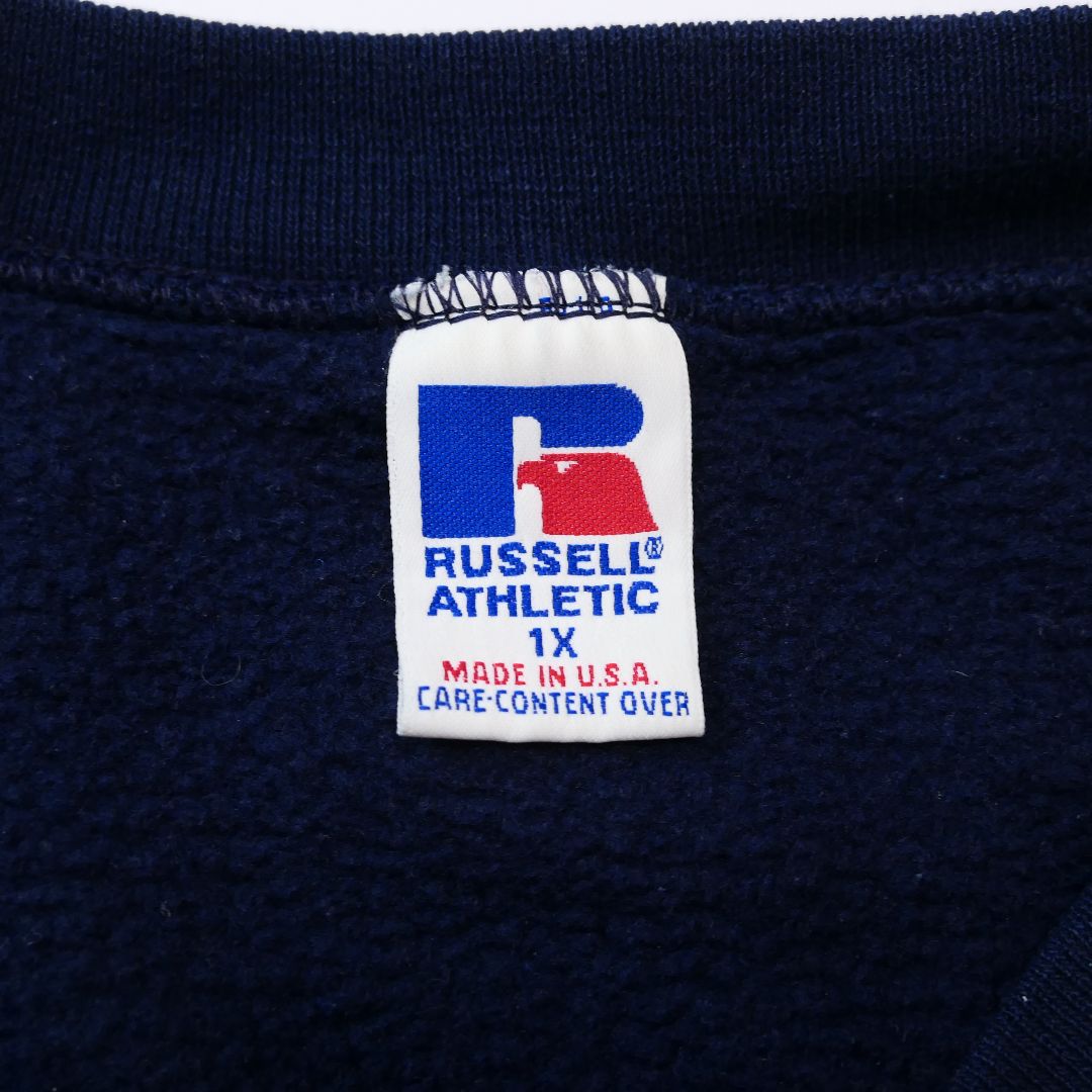 VINTAGE 90s XL Logo Sweat -Russell Athletic-