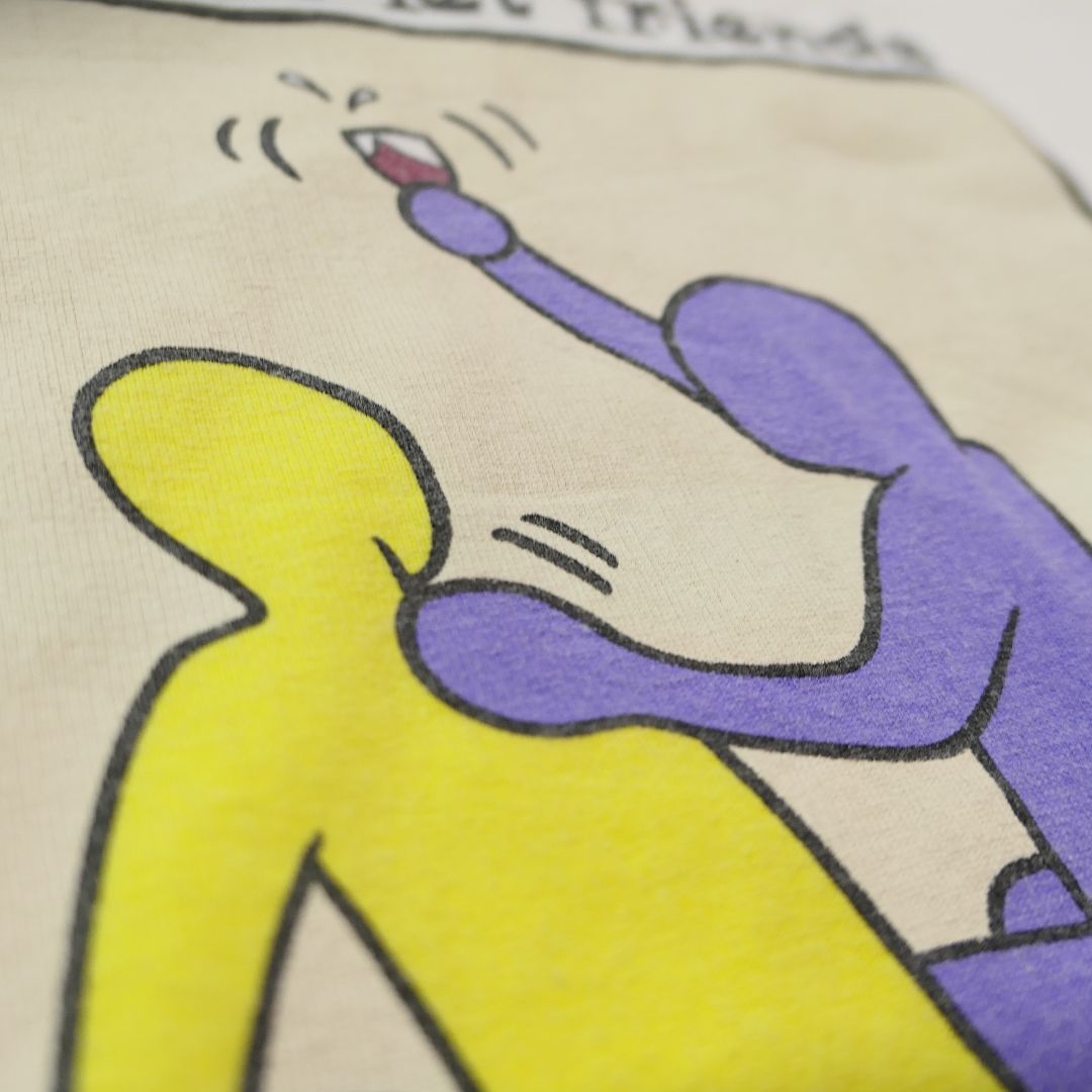 VINTAGE 90s XL Parody Tee -Keith Haring-