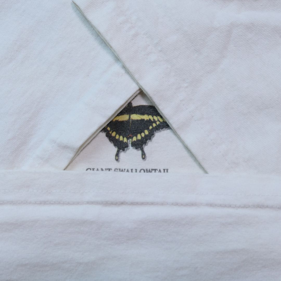 VINTAGE 90-00s M Promotion Tee "butterfly" -LUKAS-