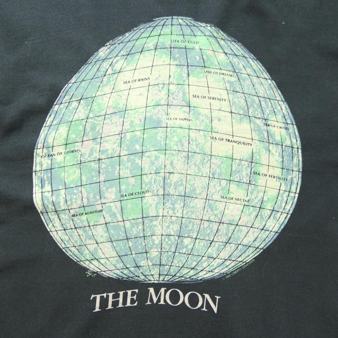 VINTAGE 90s L Art Tee -THE MOON-