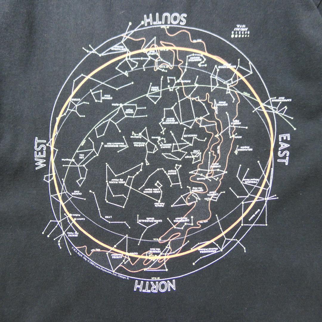 VINTAGE 00s L Science Tee -Constellation-
