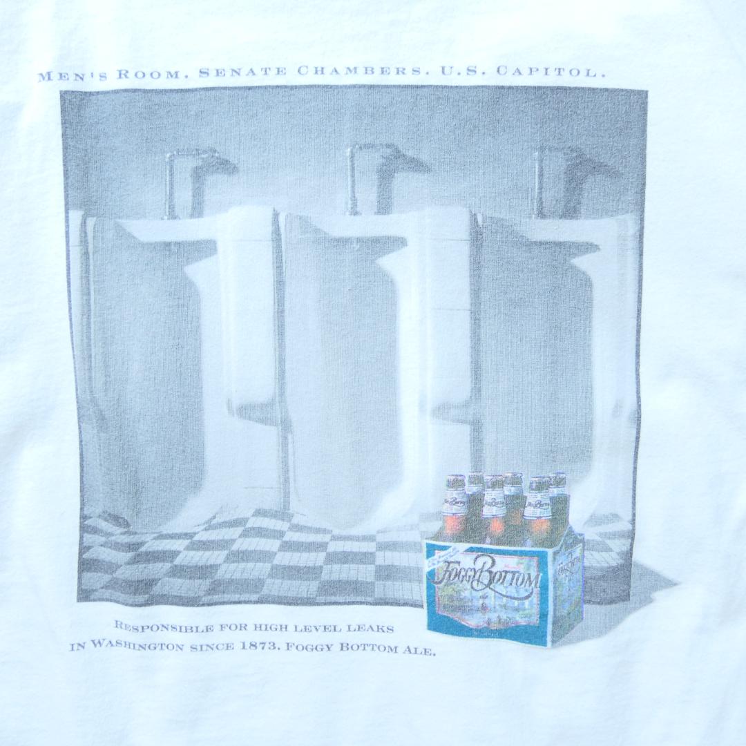 VINTAGE 90-00s XL Promotion Tee -FOGGY BOTTOM ALE-