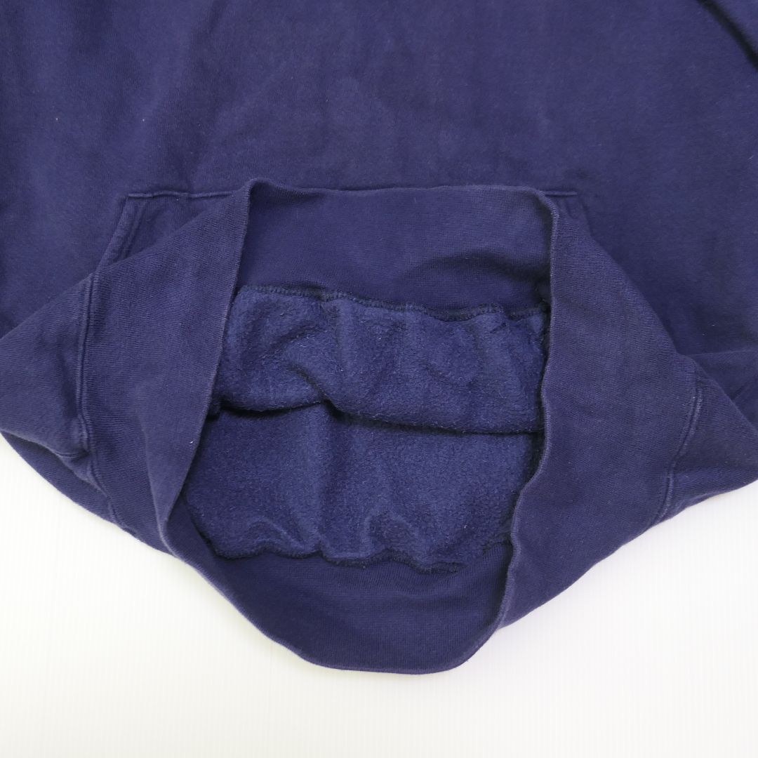 VINTAGE 80s XL Henry Neck Hoodie -L.L.Bean × Russell Athletic-