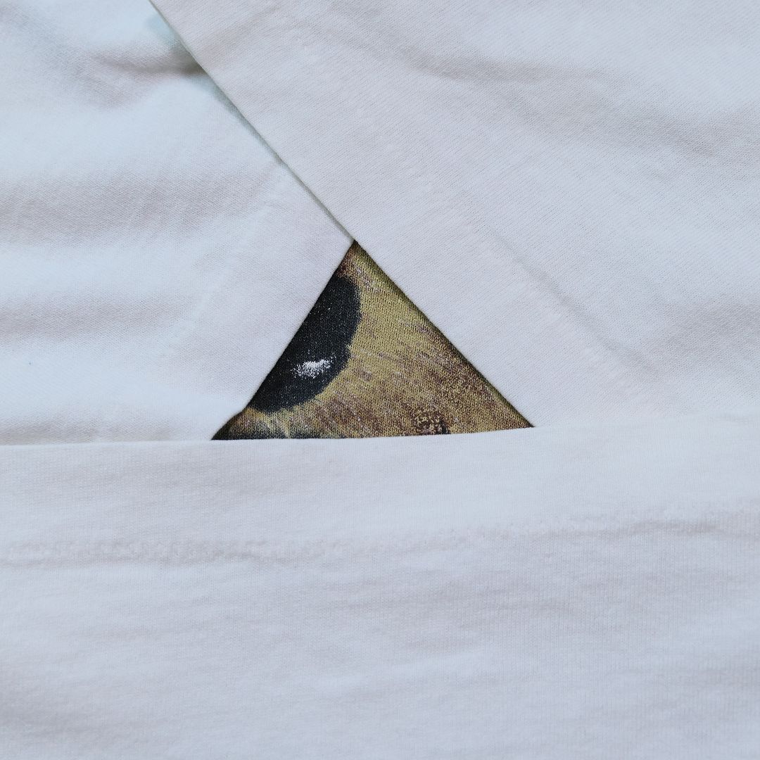 VINTAGE 90s Dog Print Tee "schnauzer" -FAMOUS FIDO'S SUNWEAR-