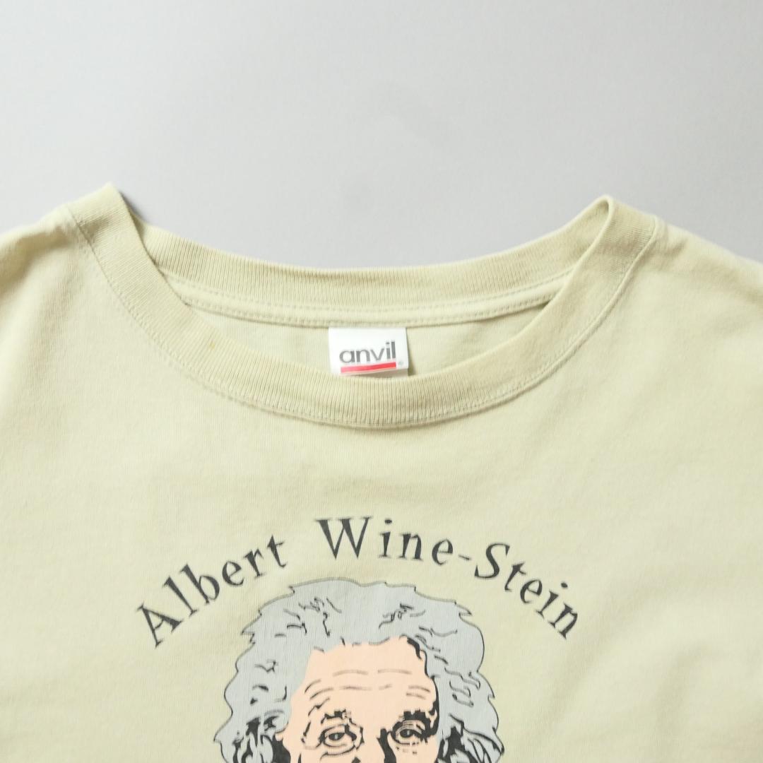 VINTAGE 00s XL "Einstein" Parody Tee -WineStein-