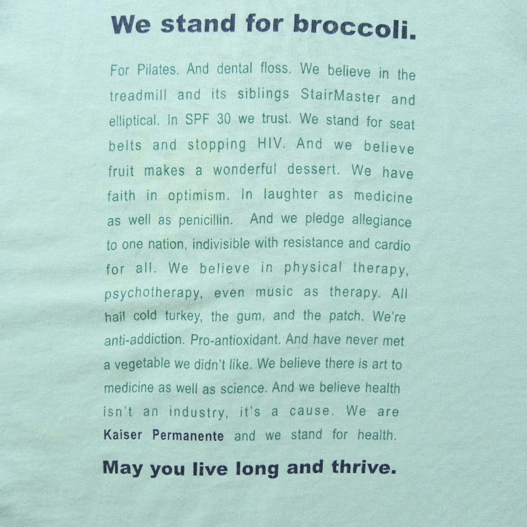 VINTAGE 90-00s XL Promotion Tee -kaiser permanent-