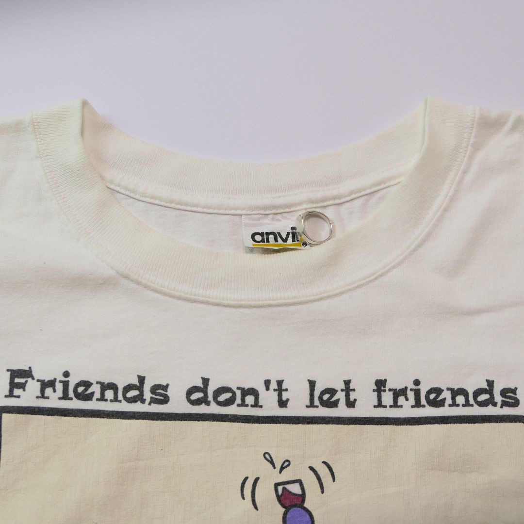 VINTAGE 90s XL Parody Tee -Keith Haring-