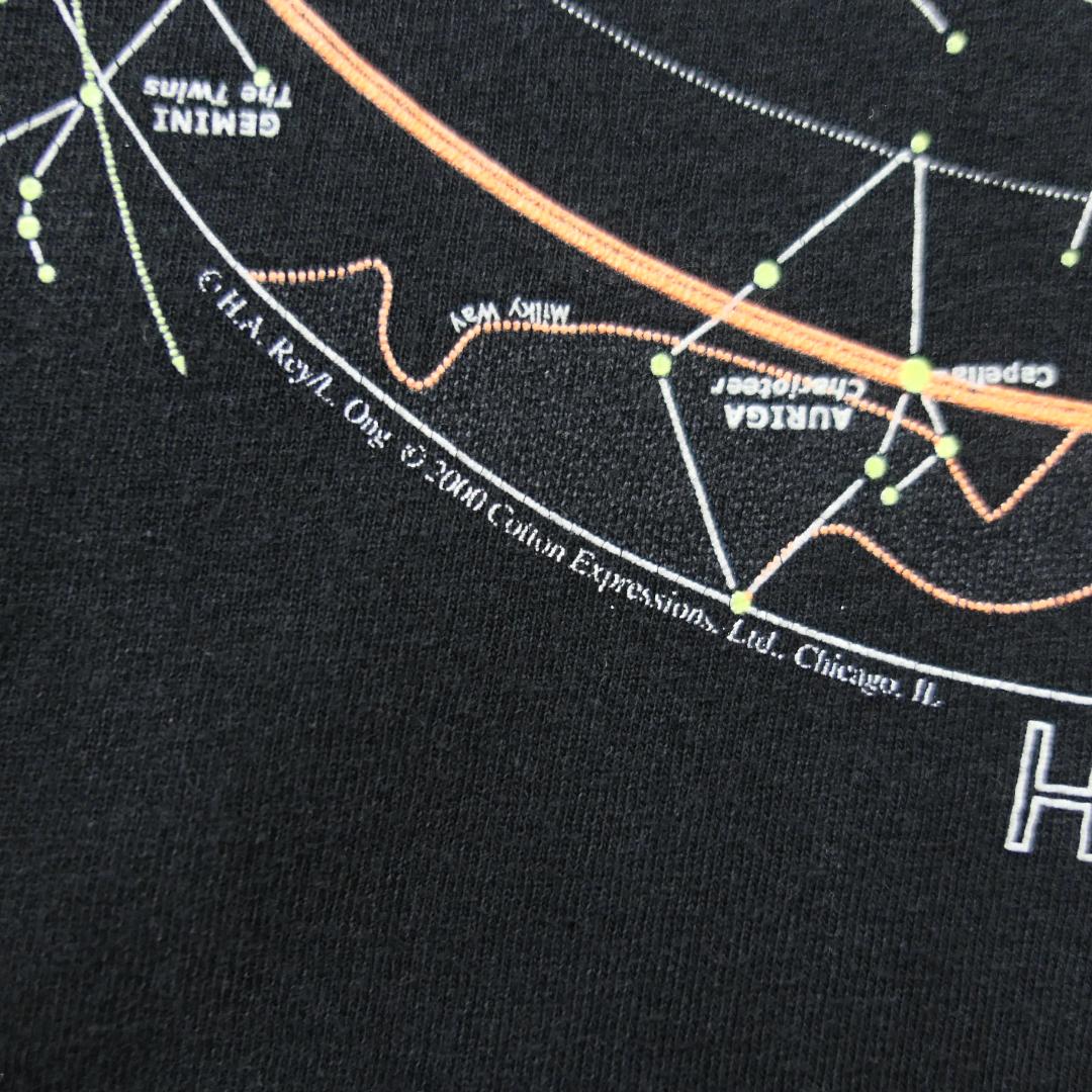 VINTAGE 00s L Science Tee -Constellation-