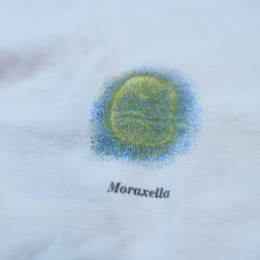 VINTAGE 90s XL Promotion Tee "Bacteria" -BAYER-
