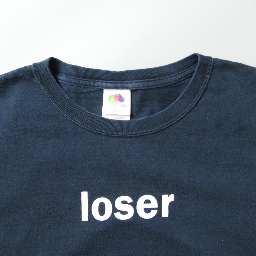 VINTAGE 00s L Message Tee -loser-