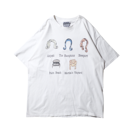90s Hair Style List Tee -JOE BOXER-
