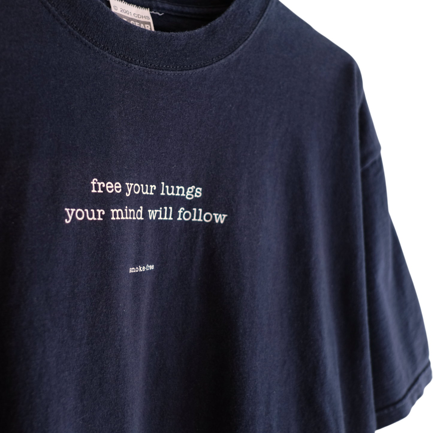 00s Message Tee -smoke free-
