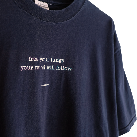 00s Message Tee -smoke free-